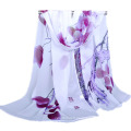 Nouveau fantaisie style classique impression numérique fleur arbre chiffon hijab foulard pour femme musulmane